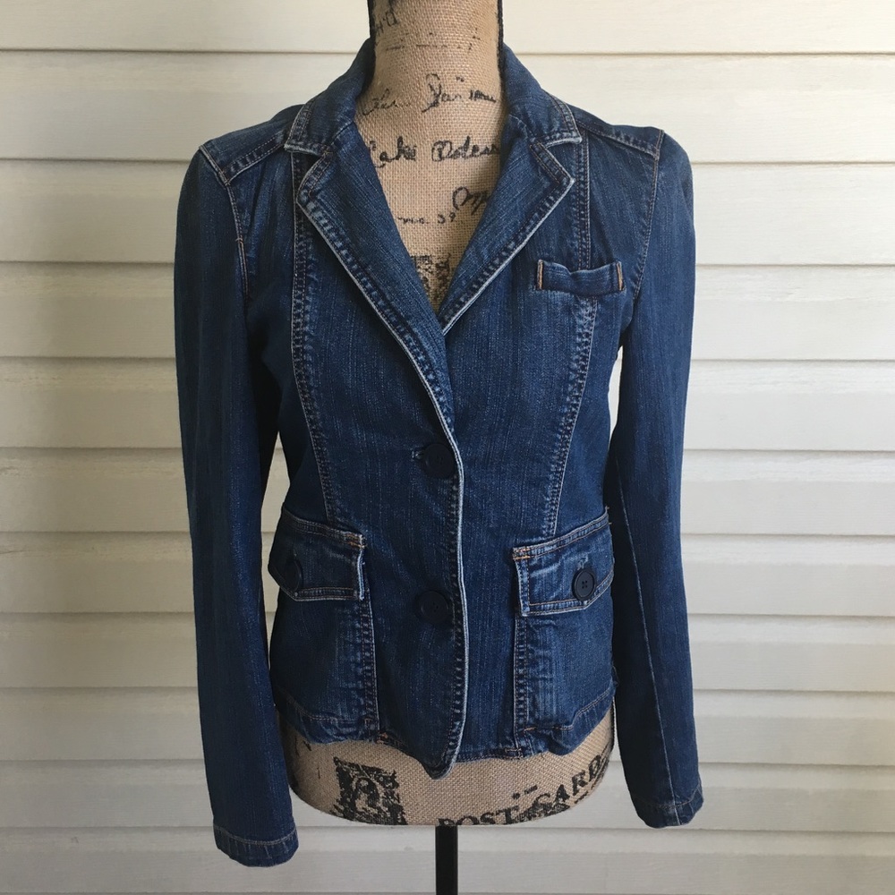 GAP Denim Blazer